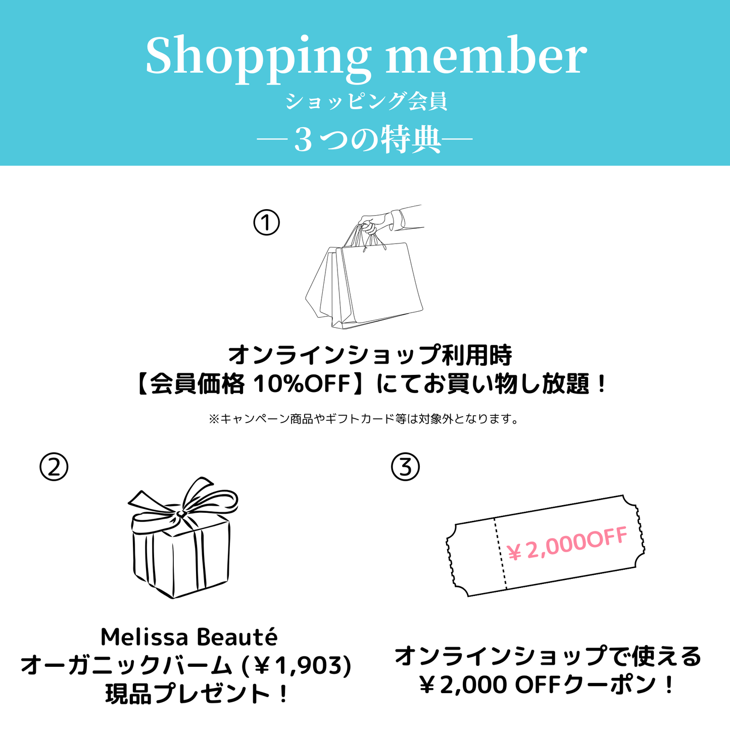 ショッピング会員登録（他の商品とは一緒にカートに入れず、先に決済をお済ませください）